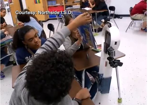 Sick kid gets an education via telepresence robot